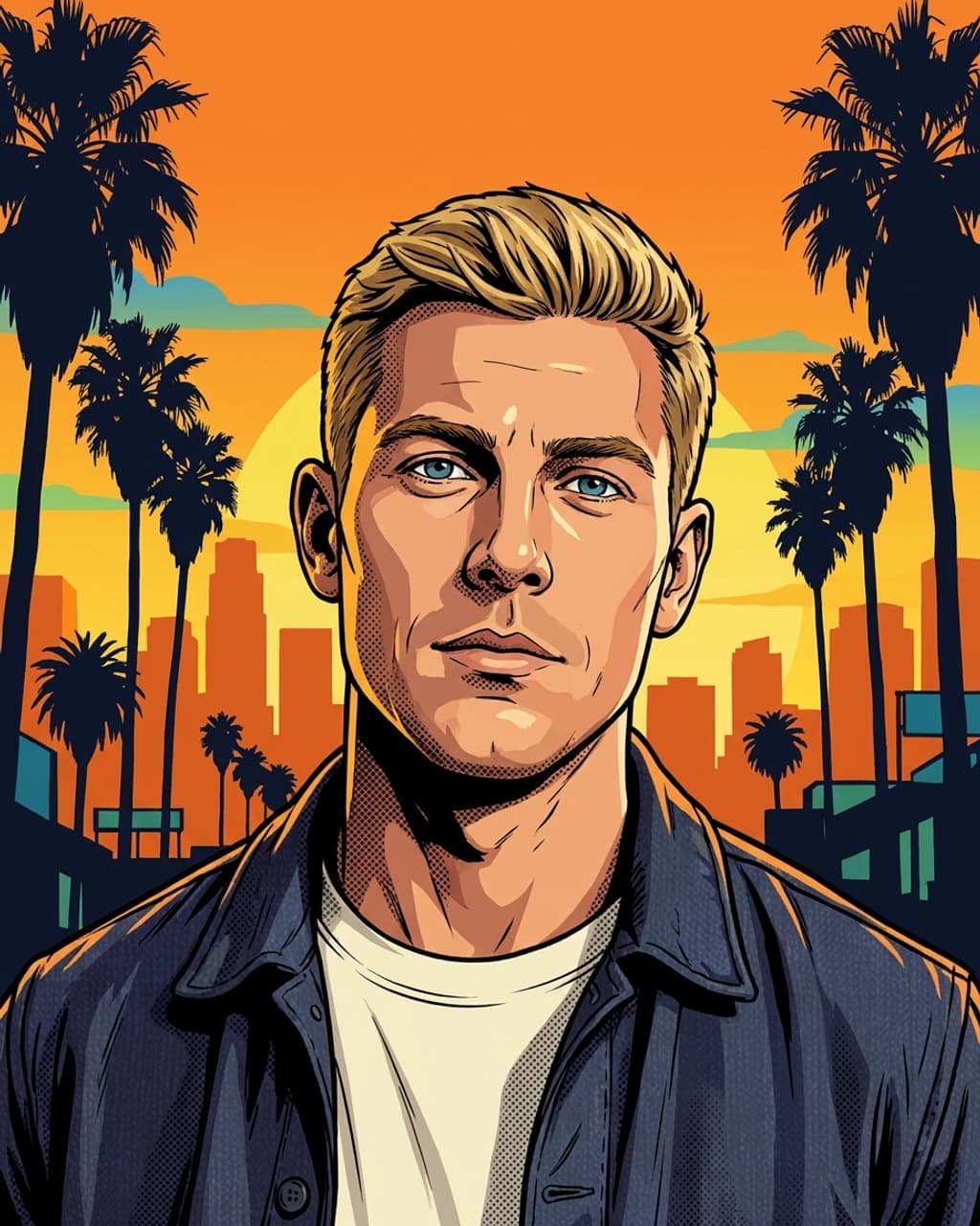 AI Christmas portrait gift idea