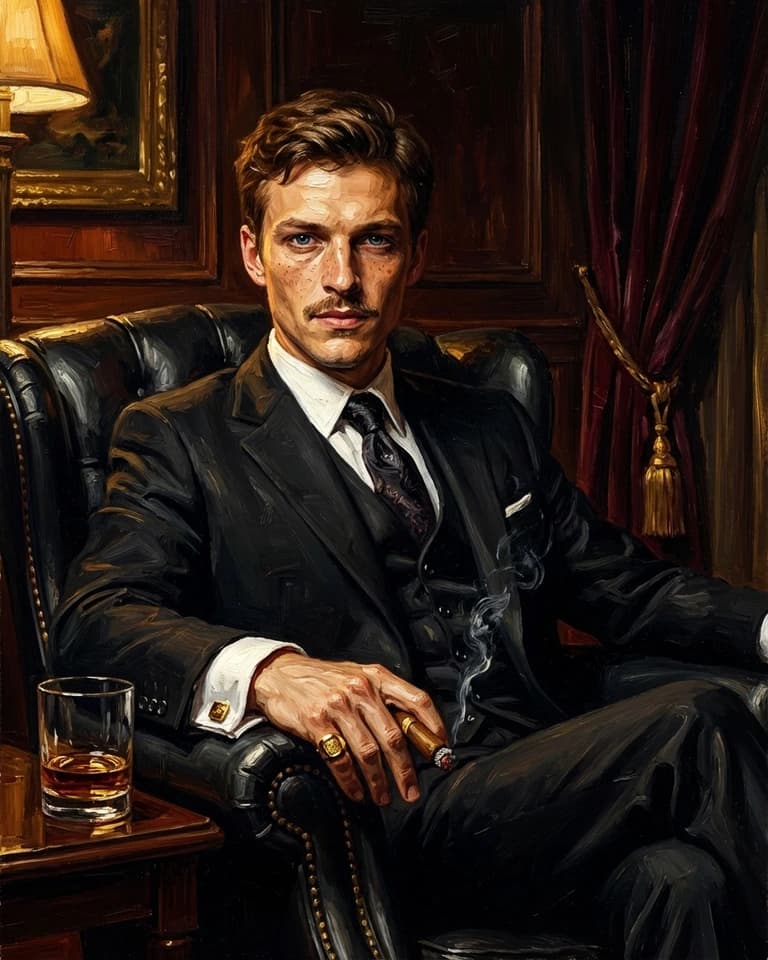 Male portrait generated by Portrait Union